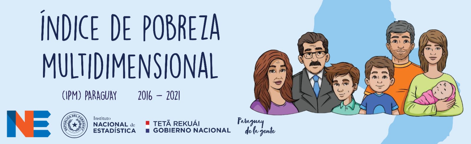 Informe del INE muestra que 20,76 % de la población está en situación de pobreza multidimensional